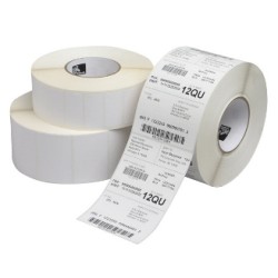 Label, Paper, 38.1mmx38.1mm Direct Thermal, Z-Perform 1000D, Uncoated, Permanent Adhesive, 19mm Core, Black Mark