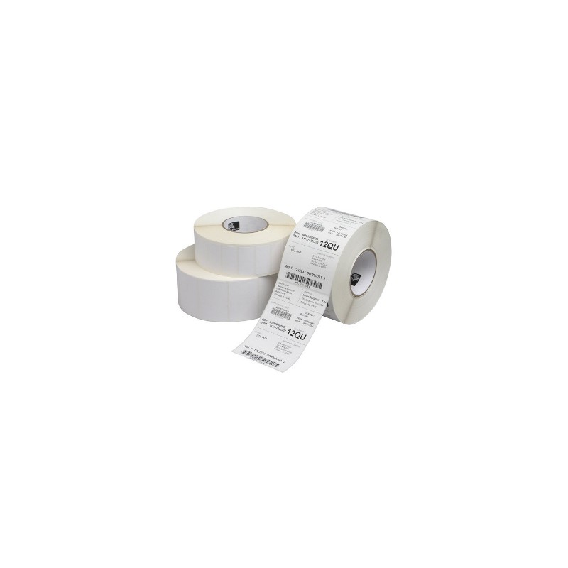 Label, Paper, 38.1mmx38.1mm Direct Thermal, Z-Perform 1000D, Uncoated, Permanent Adhesive, 19mm Core, Black Mark