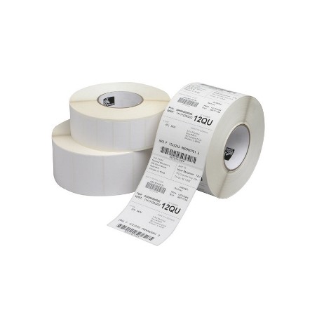 Label, Paper, 38.1mmx38.1mm Direct Thermal, Z-Perform 1000D, Uncoated, Permanent Adhesive, 19mm Core, Black Mark