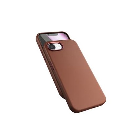 Epico Mag+ kožený kryt iPhone 16e/17e hnědá