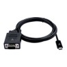 V7 Black USB-C TO VGA Video Cable/USB-C Male TO VGA Male 2M 6.6FT