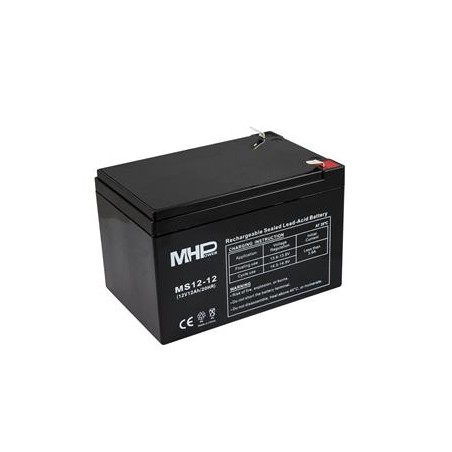 Pb akumulátor MHPower VRLA AGM 12V/12Ah (MS12-12)