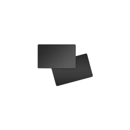 Zebra Card,Food SAFE PVC,30 Mil,Black/Black,Matte (500 Box)