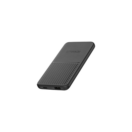 Otterbox Power Bank 5K mAh USB A And C/12W - Black
