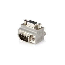 Startech VGA Adapter Right Angle/15P D-Sub Male / Female Grey