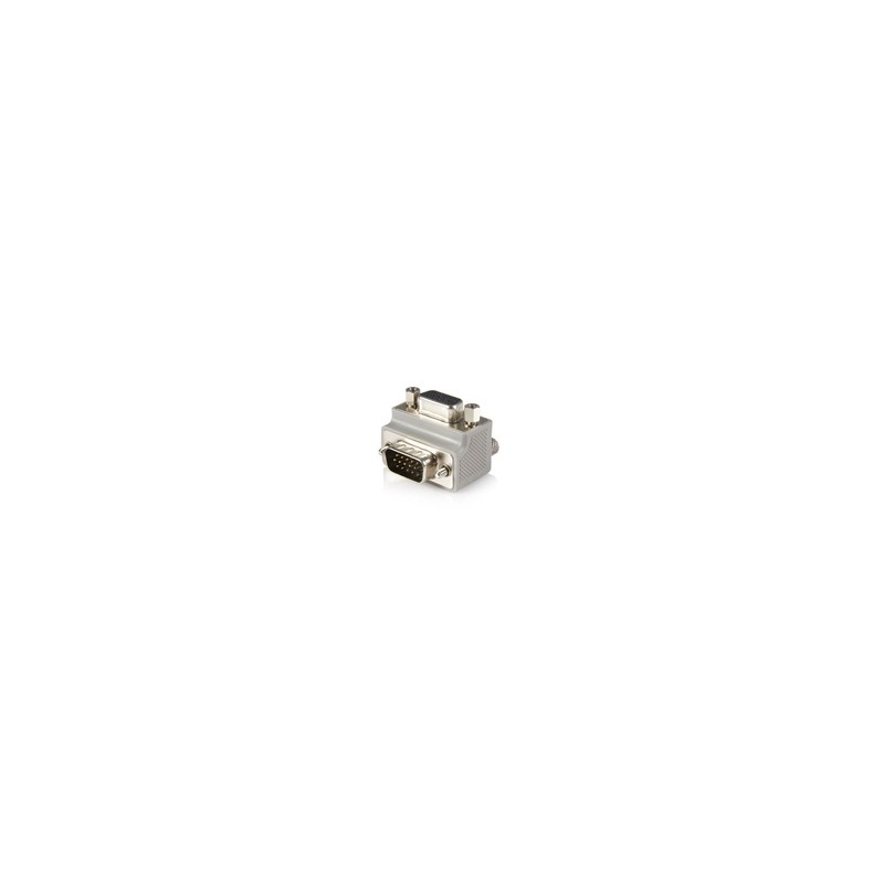Startech VGA Adapter Right Angle/15P D-Sub Male / Female Grey
