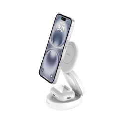 BOOSTCHARGE VERSTELLBARE MAGNET/2-IN-1-LADESTATION MIT QI2 15 W WIZ035KQWH