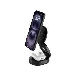 BOOSTCHARGE VERSTELLBARE MAGNET/2-IN-1-LADESTATION MIT QI2 15 W WIZ035KQBK
