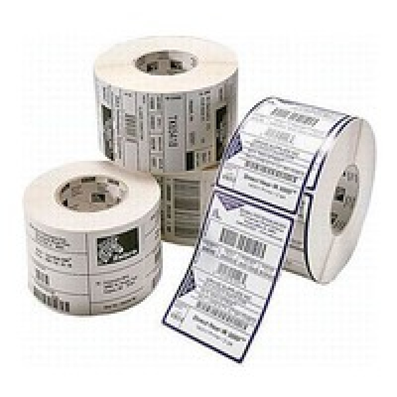Zebra Label, Polyethylene, 76X25MM Thermal Transfer, Polye 3100T Gloss, Permanent Adhesive, 76MM Core