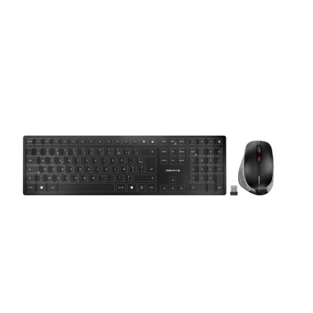 Cherry DW 9500 Slim Keyboard Combo/Wireless Black France