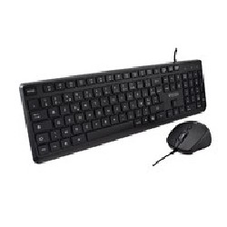 V7 USB Pro Keyboard Mouse Combo ES/QWERTY ES Spanish Lasered Keycap