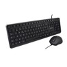 V7 USB Pro Keyboard Mouse Combo ES/QWERTY ES Spanish Lasered Keycap