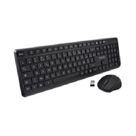 V7 Pro Wireless Keyboard Mouse FR/AZERTY French Lasered Keycap