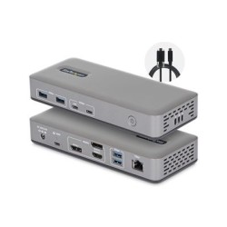 Startech 3X Monitor USB-C Dock 100W PD/Triple-Monitor DP/HDMI 4K60