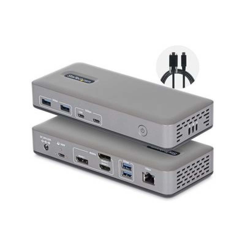 Startech 3X Monitor USB-C Dock 100W PD/Triple-Monitor DP/HDMI 4K60