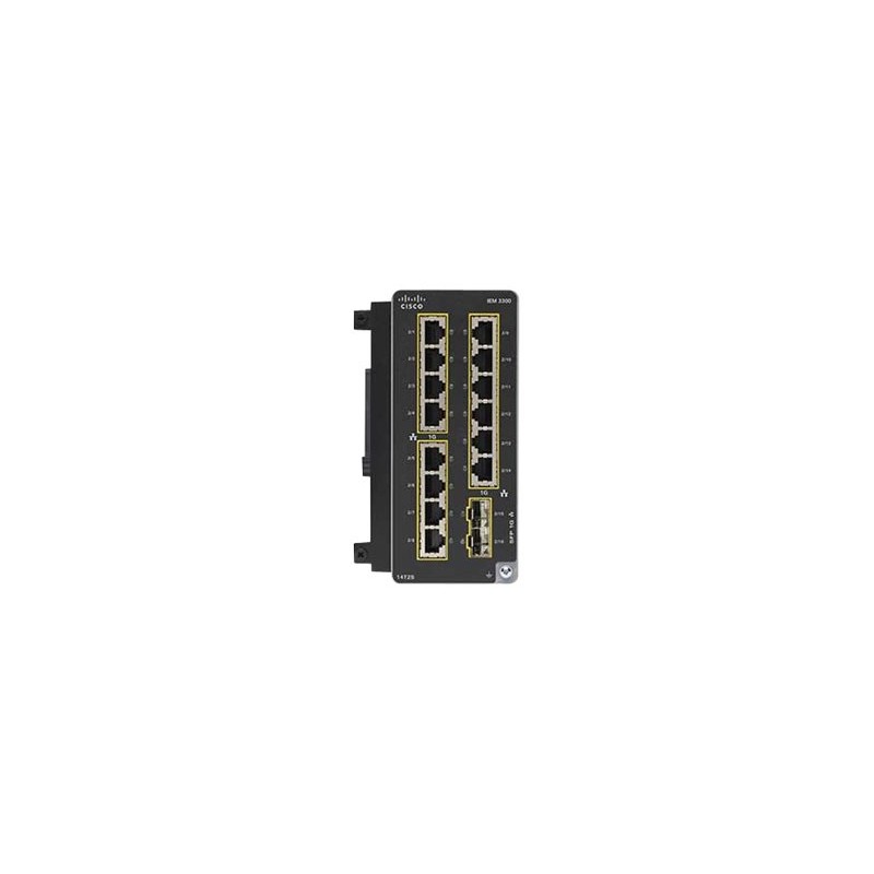 Catalyst IE3300 with 14GE Copper + 2GE SFP, Expansion Module