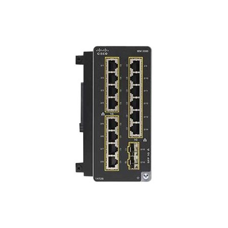 Catalyst IE3300 with 14GE Copper + 2GE SFP, Expansion Module