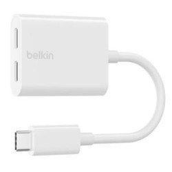 Belkin Rockstar USB-C/Audio- Und Ladeadapter WEI