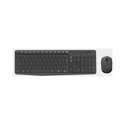 Logitech MK235 Wireless Keyboard / Mouse/Grey-PTG-2.4GHZ-Mediter