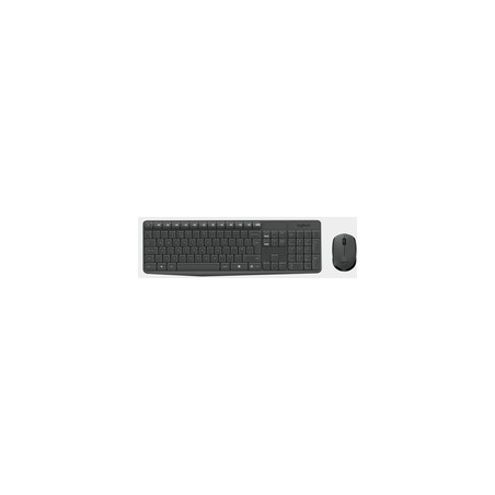 Logitech MK235 Wireless Keyboard / Mouse/Grey-PTG-2.4GHZ-Mediter