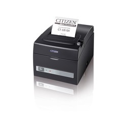Thermal printer Ethernet + USB interfaces, integrated PSU, Black