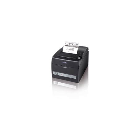 Thermal printer Ethernet + USB interfaces, integrated PSU, Black