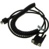 Cable CAB-549, RS-232 PWR, 9P, Female, Coiled, 2.4 m / 7.8 ft., IP67