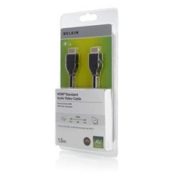 Belkin HDMI Audio Video Cable/4K/Ultra HD Compatible 1.5M