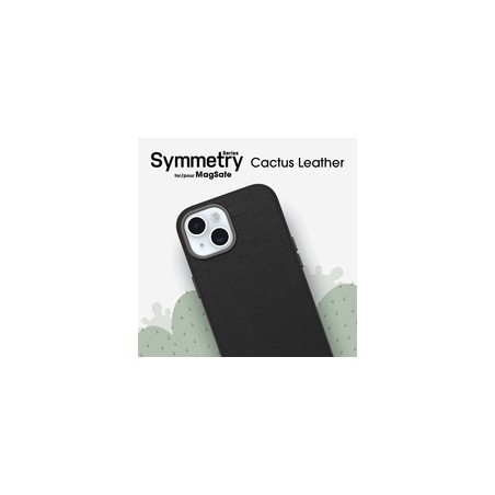 Otterbox OB Symmetry Cactus Leather/Apple iPhone 15 Noir Ash - Black
