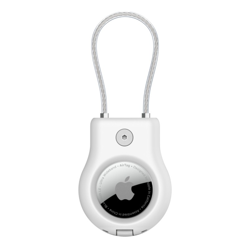 Belkin Secure Holder W/ Wire Loop/F/ Apple AirTag White