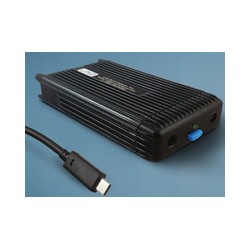Adapter,USBC100-5463,Fully Rugged DC/DC 100W USB-C Power Adapter, 12-32Vin, Bare Wire Input Cable,LIND