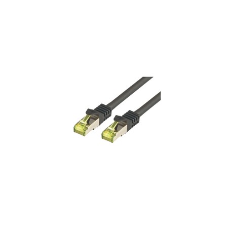 CAT7 SFTP RJ45 LSZH 15M BLACK/10GBIT RAW PATCH CABLE