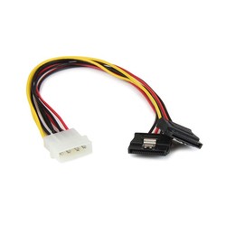12 LP4 TO 2X LATCHING SATA/.