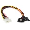 12 LP4 TO 2X LATCHING SATA/.