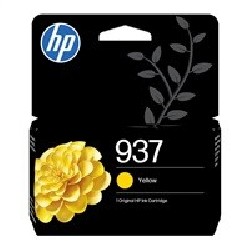 HP 937 Yellow Original Ink Cartridge (800 pages)
