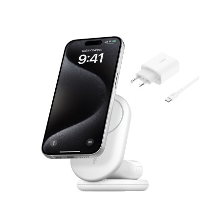 WRLSS BOOST CHARGEQI2/KLAPPBARE 2IN1 LADESTAT. 15WATT WIZ028VFWH