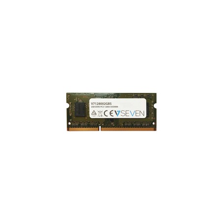 V7 2GB DDR3 1600MHZ CL11 Non EC/SO DIMM PC3-12800 1.5V LEG
