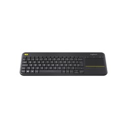 Logitech Wireless Touch Keyboard K400/Plus Black (German) K400+ Black