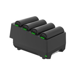 WT5400/WT6400 4-Slot Spare Battery Charger, Requires PWR-BGA12V50W0WW, DC Cable CBL-DC-388A1-01 And AC Cord