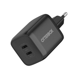 OB STD EU WALL CHARGER 65W GAN/USB-C 45W+20W PD BLACK PROPACK