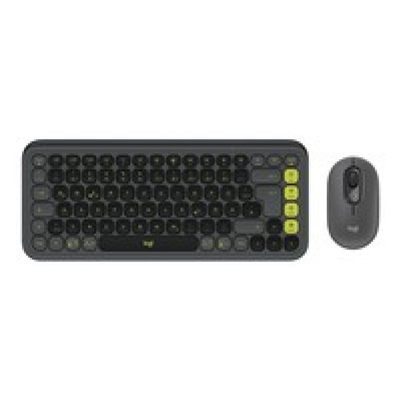 Logitech Pop ICON Combo Mouse And KB/Graphite - DEU - Central-419
