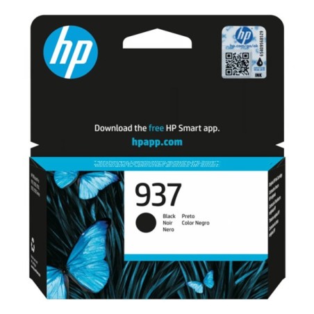 HP 937 Black Original Ink Cartridge (1,250 pages)