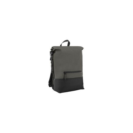 TWO-TONE ROLLTOP BACKPACK 14-16/GREY/BLACK 25L