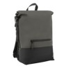 TWO-TONE ROLLTOP BACKPACK 14-16/GREY/BLACK 25L