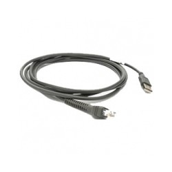 Zebra Cbl Assy:Univ STYLE3 USB,7FT Dura GRY