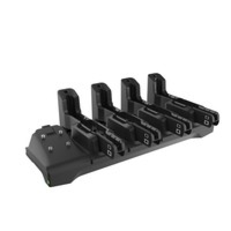ET4X 4Slot Charge Only Cradle for 10" ET40, ET45, ET40HC, ET45HC Accom. 10in tablet, Exoskeleton, Payment Term. Exp. Backs, HC
