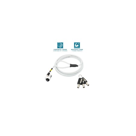 T LOCK SLIM ROTATING SECURITY/LOCK KEY