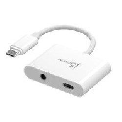 J5Create USB-C TO 3.5MM Audio Adapter/Adapter With Power Delivery