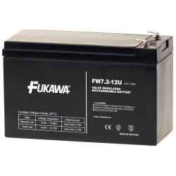 Akumulátor FUKAWA FW 7.2-12 F1U (12V 7,2Ah) faston 4,8mm