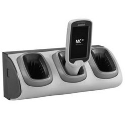 Zebra MC18 3-Slot Non Locking Cradle, HD